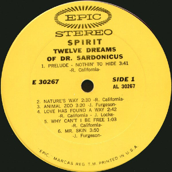 Spirit - Twelve Dreams Of Dr. Sardonicus - LP 4