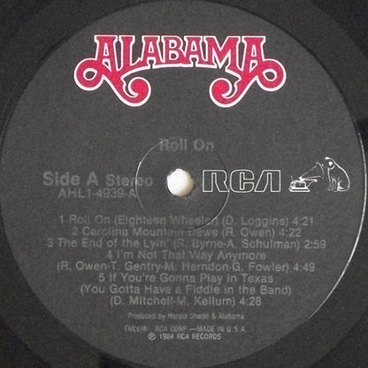 Alabama - Roll On - LP 3