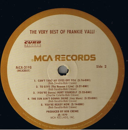 Frankie Valli - The Very Best Of - LP 3