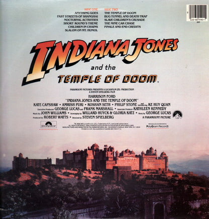 John Williams - Indiana Jones And The Temple Of Doom (The Original Motion Picture Soundtrack) - LP 3