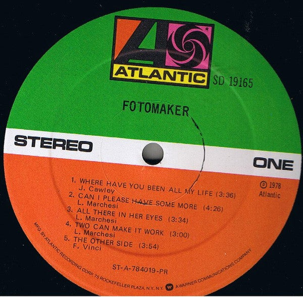 Fotomaker - Fotomaker - LP 3