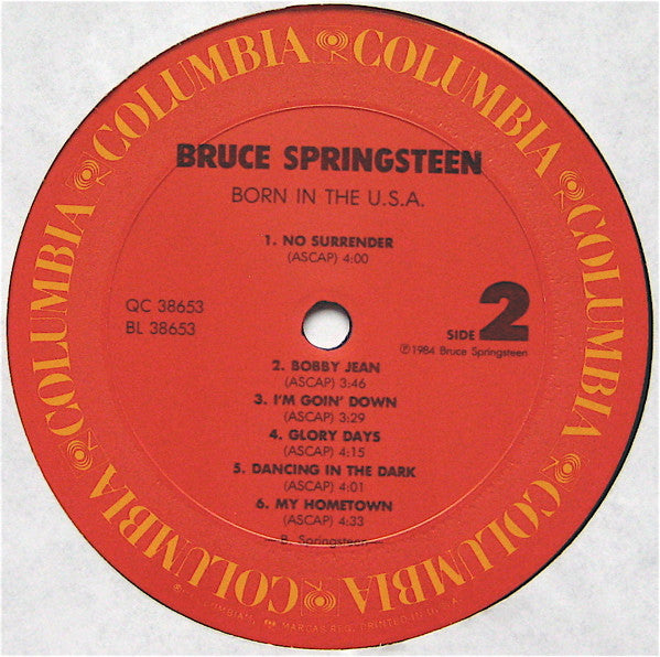 Bruce Springsteen - Born In The U.S.A. - LP 4