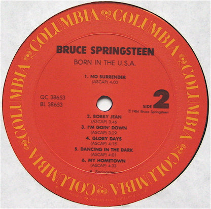 Bruce Springsteen - Born In The U.S.A. - LP 4