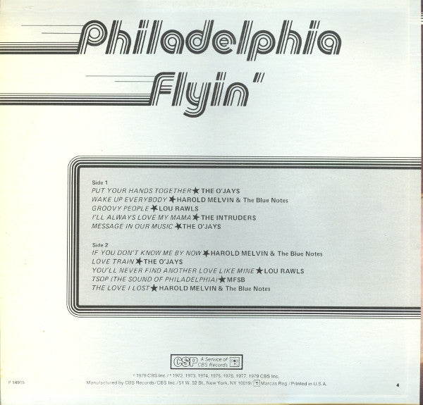 Various - Philadelphia Flyin' - LP 2