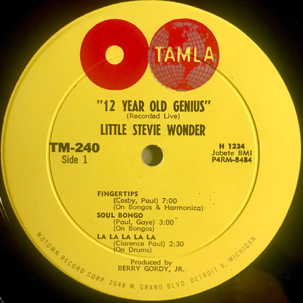 Little Stevie Wonder - The 12 Year Old Genius - Recorded Live - LP 3