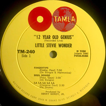 Little Stevie Wonder - The 12 Year Old Genius - Recorded Live - LP 3