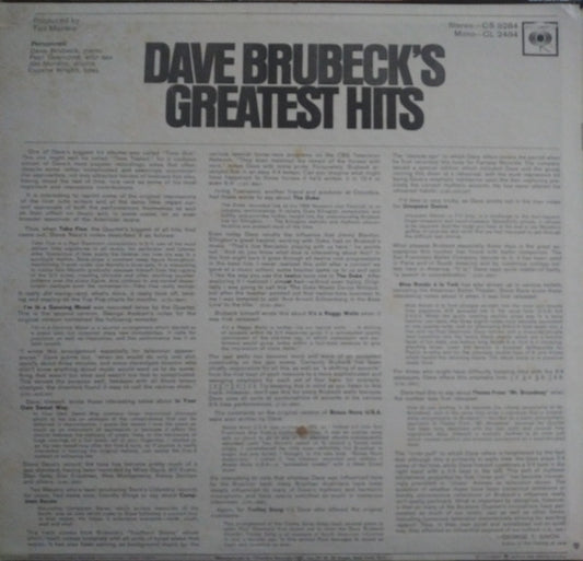 Dave Brubeck - Dave Brubeck's Greatest Hits - LP 2