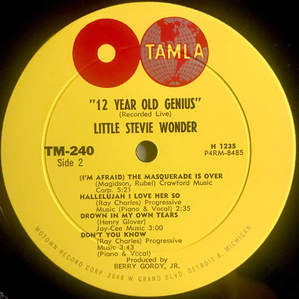 Little Stevie Wonder - The 12 Year Old Genius - Recorded Live - LP 4