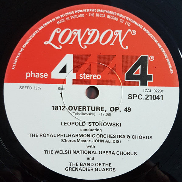 Tchaikovsky / Borodin / Stravinsky - Stokowski*, Royal Philharmonic Orchestra, John Alldis Chorus*, Welsh National Opera Chorale*, Band Of The Grenadier Guards* - 1812 Overture / Polovtsian Dances / Pastorale - LP 4
