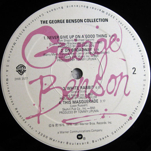 George Benson - The George Benson Collection - LP 4