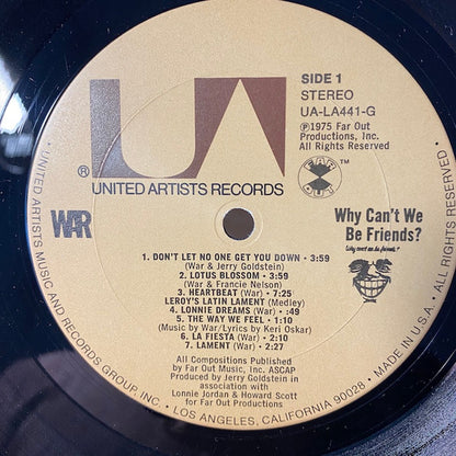 War - Why Can't We Be Friends? - LP 3