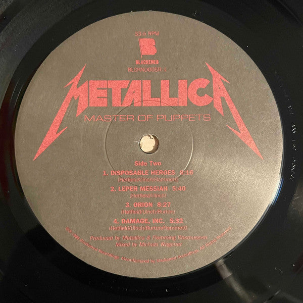 Metallica - Master Of Puppets - LP 4