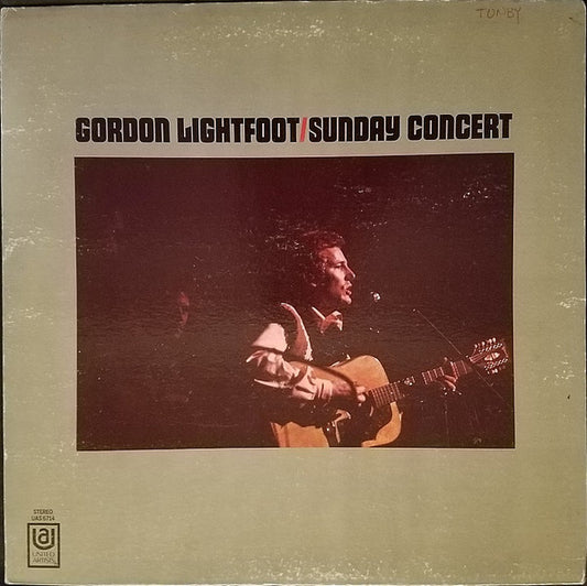Gordon Lightfoot - Sunday Concert - VINTAGE vinyl record for sale