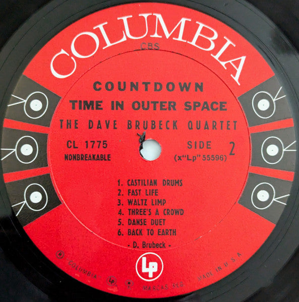 The Dave Brubeck Quartet - Countdown Time In Outer Space - Vinyl, LP, Album, Mono 4