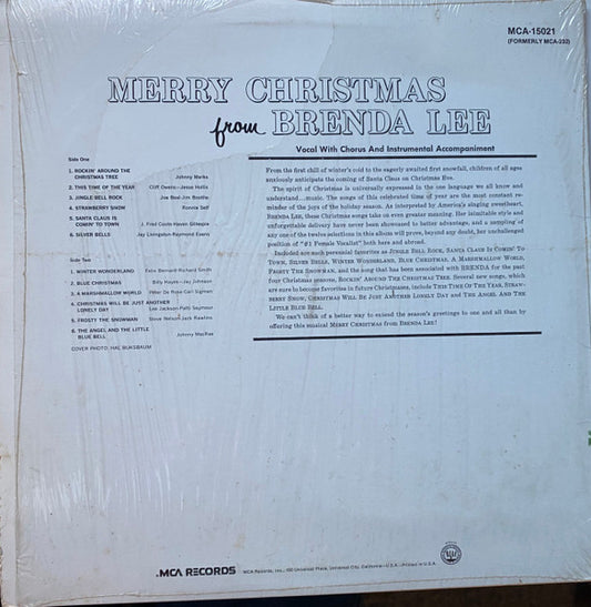 Brenda Lee - Merry Christmas From Brenda Lee - LP 2