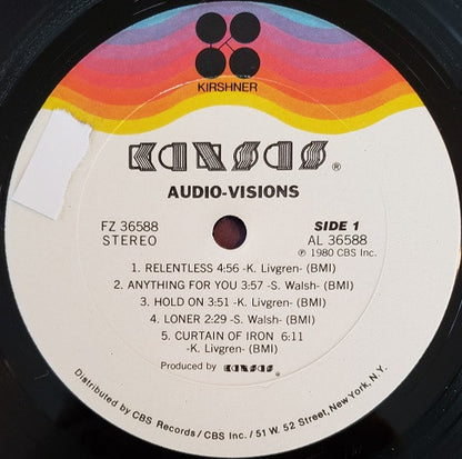 Kansas - Audio-Visions - LP 3