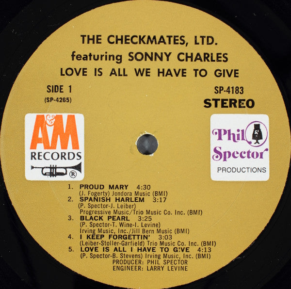 The Checkmates Ltd. - Love Is All We Have To Give - LP 3