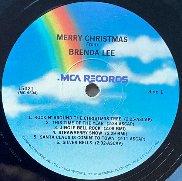 Brenda Lee - Merry Christmas From Brenda Lee - LP 3
