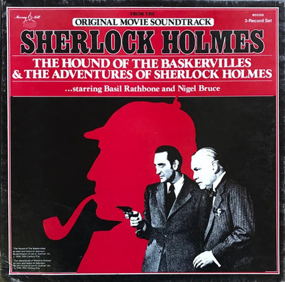 Basil Rathbone and Nigel Bruce - The Hound Of The Baskervilles & The Adventures Of Sherlock Holmes - LP