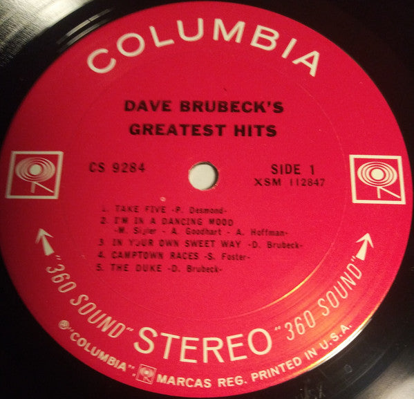 Dave Brubeck - Dave Brubeck's Greatest Hits - LP 3