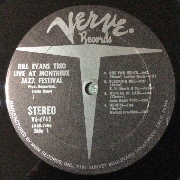 Bill Evans - At The Montreux Jazz Festival - LP 3