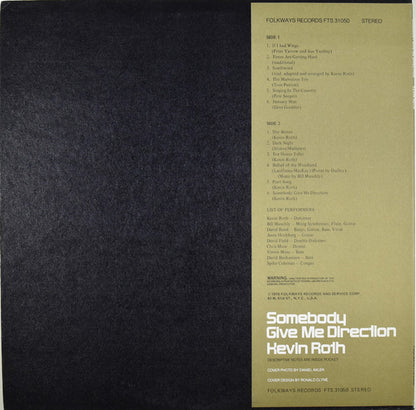 Kevin Roth - Somebody Give Me Direction - LP 2
