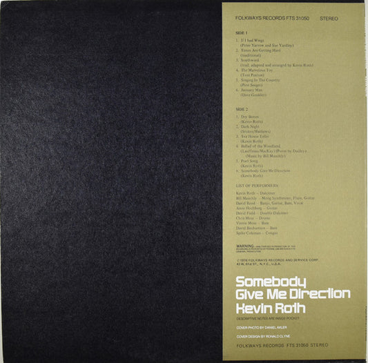 Kevin Roth - Somebody Give Me Direction - LP 2