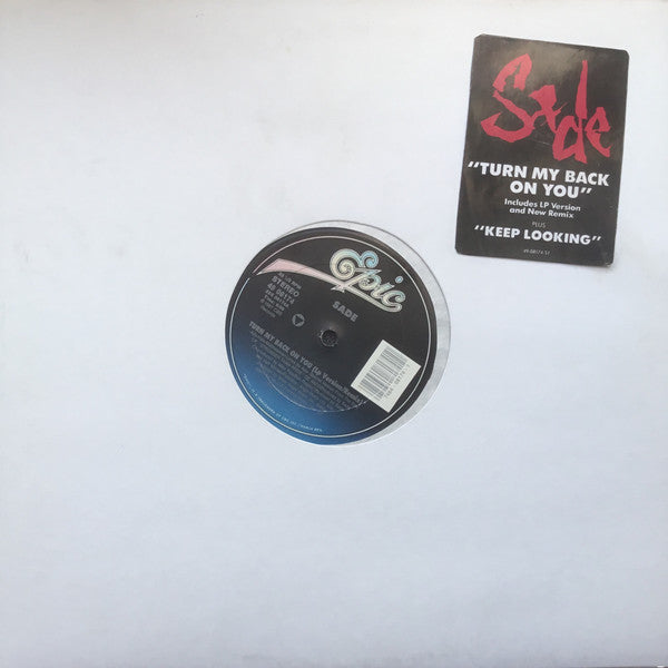 Sade - Turn My Back On You - 12" 3