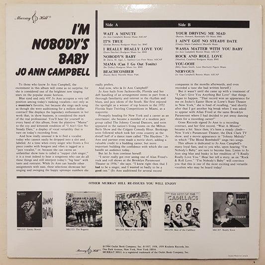 Jo Ann Campbell - I'm Nobody's Baby - LP 2