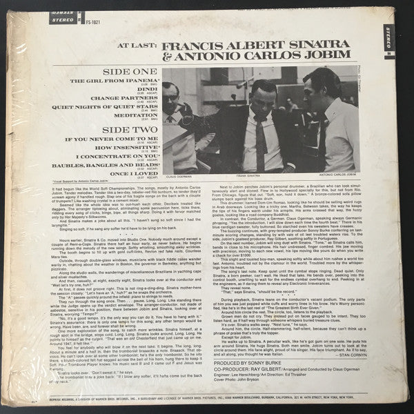 Francis Albert Sinatra & Antonio Carlos Jobim - Francis Albert Sinatra & Antonio Carlos Jobim - LP 2