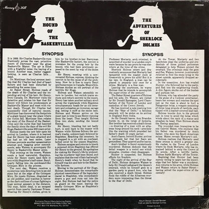 Basil Rathbone and Nigel Bruce - The Hound Of The Baskervilles & The Adventures Of Sherlock Holmes - LP 2