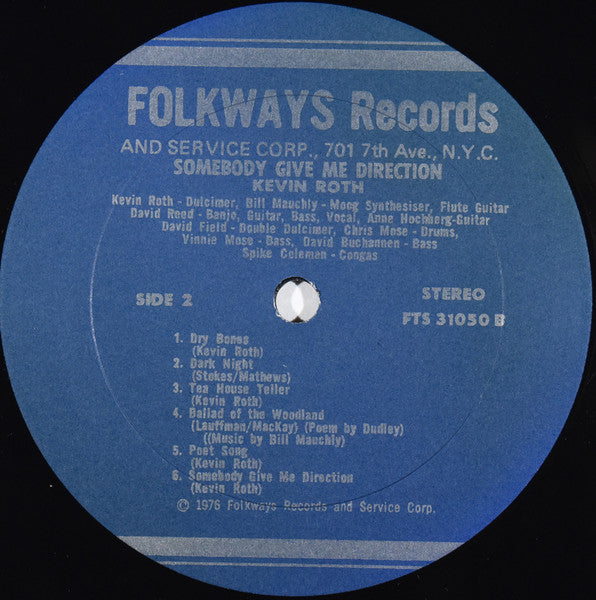 Kevin Roth - Somebody Give Me Direction - LP 4