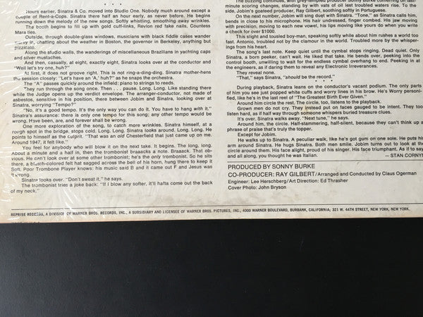 Francis Albert Sinatra & Antonio Carlos Jobim - Francis Albert Sinatra & Antonio Carlos Jobim - LP 3