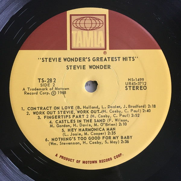Stevie Wonder - Greatest Hits - LP 4