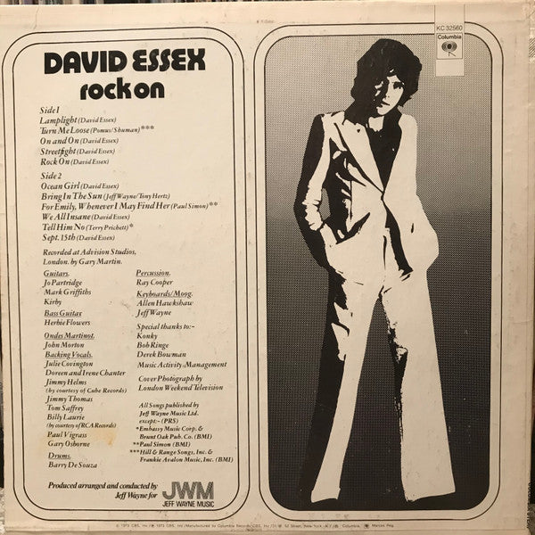 David Essex - Rock On - LP 2