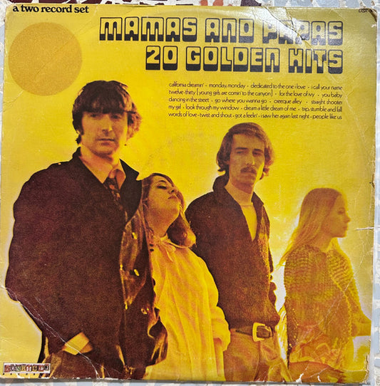 Mamas And Papas - 20 Golden Hits - LP