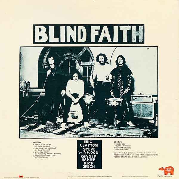 Blind Faith - Blind Faith - LP 2