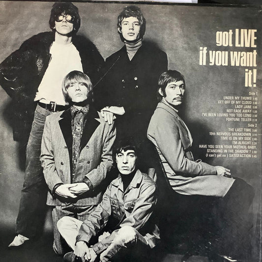 The Rolling Stones - Got Live If You Want It! - LP 2