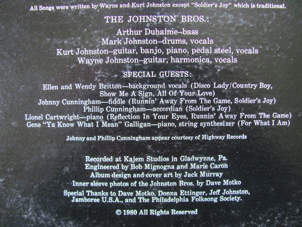 The Johnston Bros. - The Johnston Bros. - LP 3