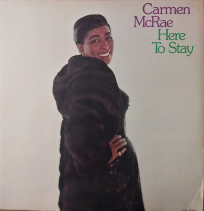 Carmen McRae - Here To Stay - LP