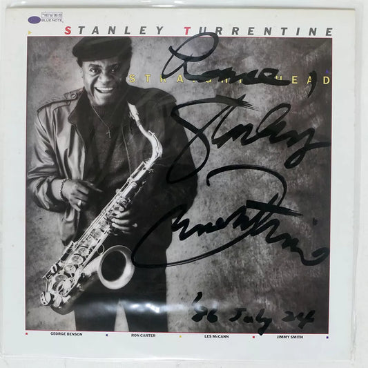 Stanley Turrentine - Straight Ahead - Autographed LP