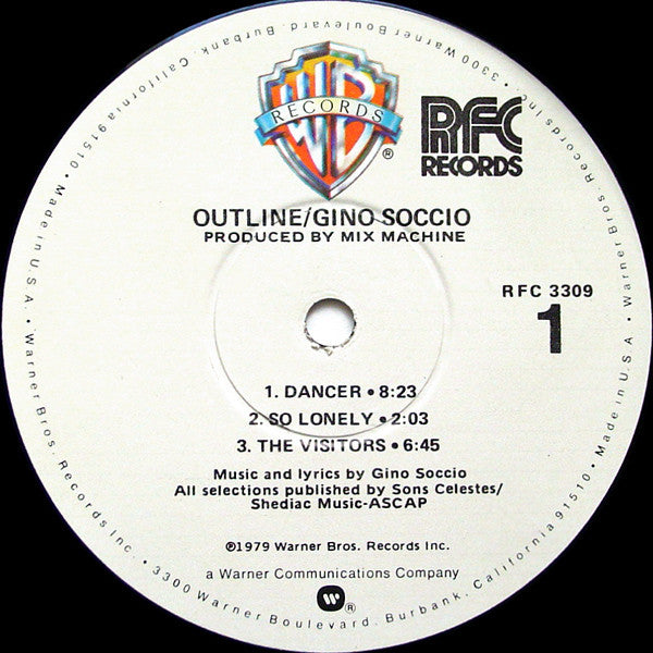 Gino Soccio - Outline - LP 3