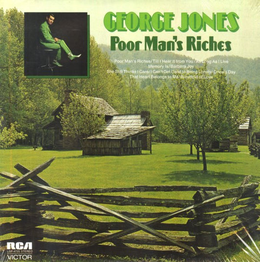 George Jones - Poor Man's Riches - LP