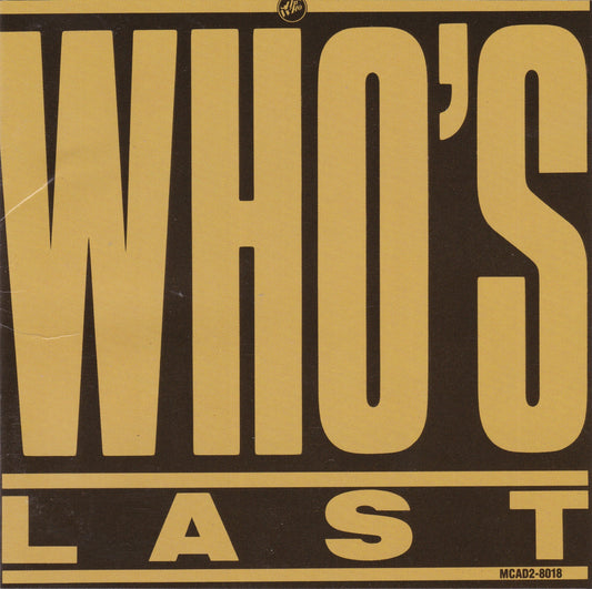 The Who - Who's Last - 2xLP