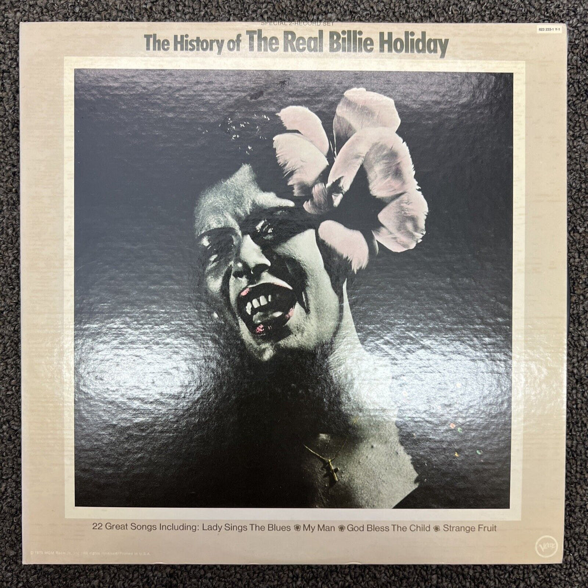 Billie Holiday - The History of the Real Billie Holiday - VINTAGE vinyl record for sale