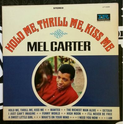 Mel Carter - Hold Me Thrill Me Kiss Me - VINTAGE vinyl record for sale