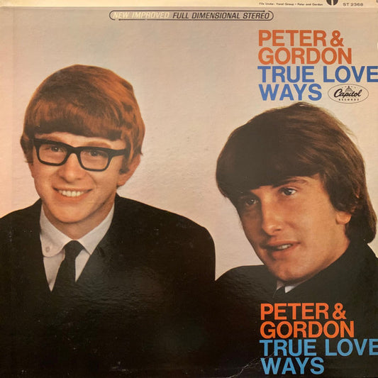 Peter and Gordon - True Love Ways - VINTAGE vinyl record for sale