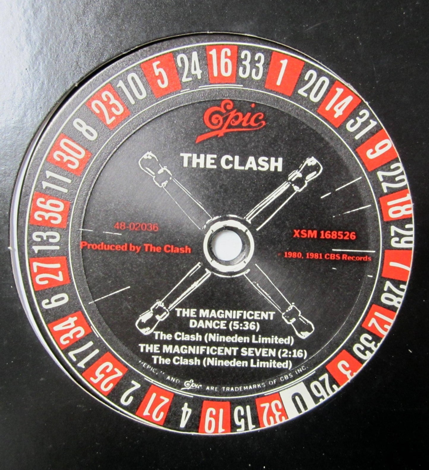 The Clash - The Callup / Magnificent Dance - 12" SINGLE - VINTAGE vinyl record for sale
