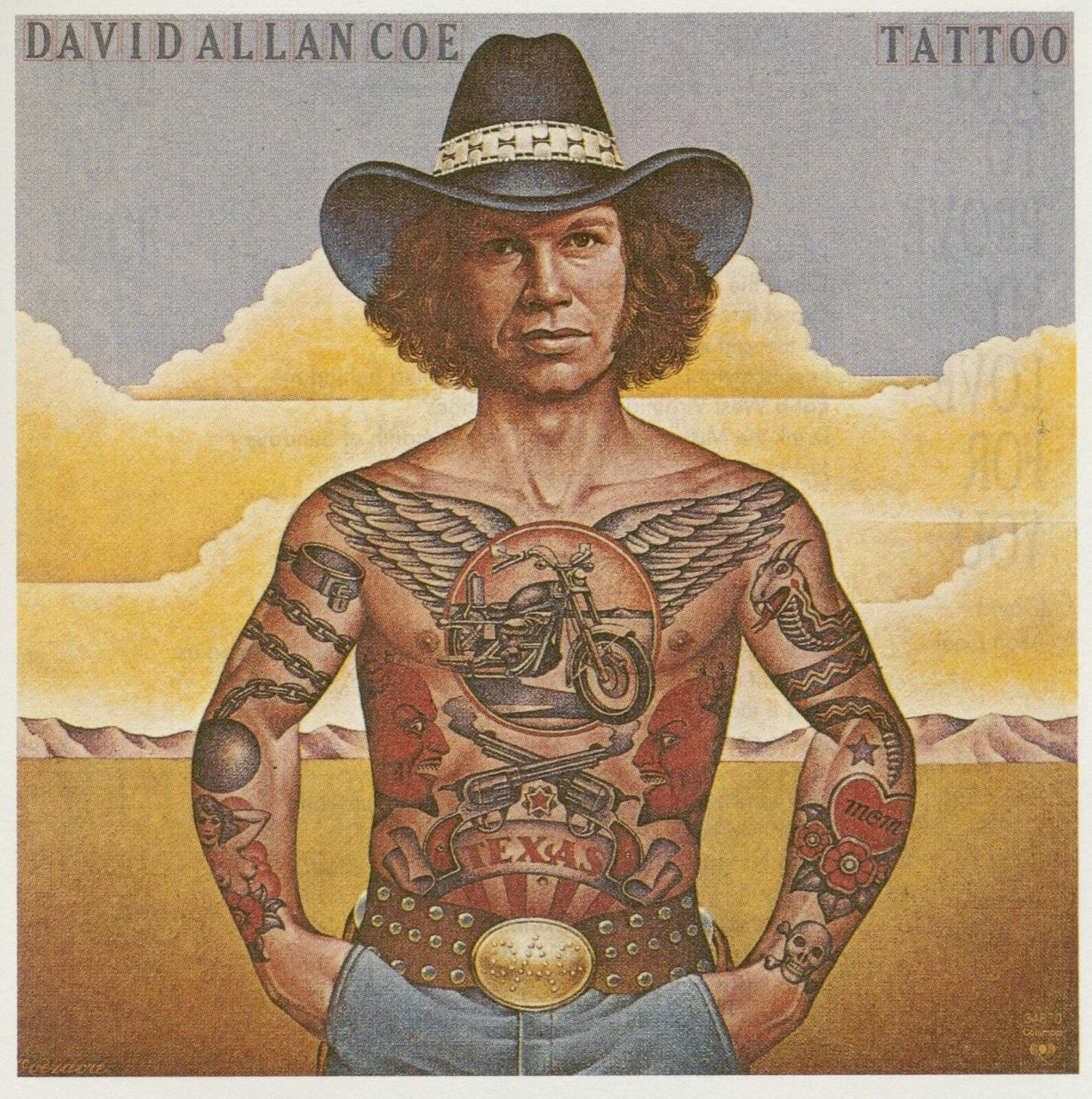 David Allen Coe - Tattoo LP