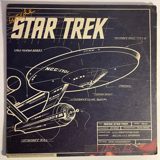 Gene Roddenberry - Inside Star Trek - LP